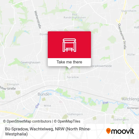 Bü-Spradow, Wachtelweg map