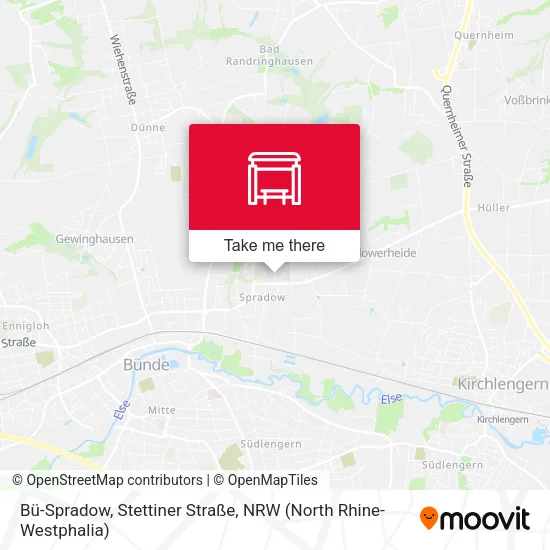 Карта Bü-Spradow, Stettiner Straße