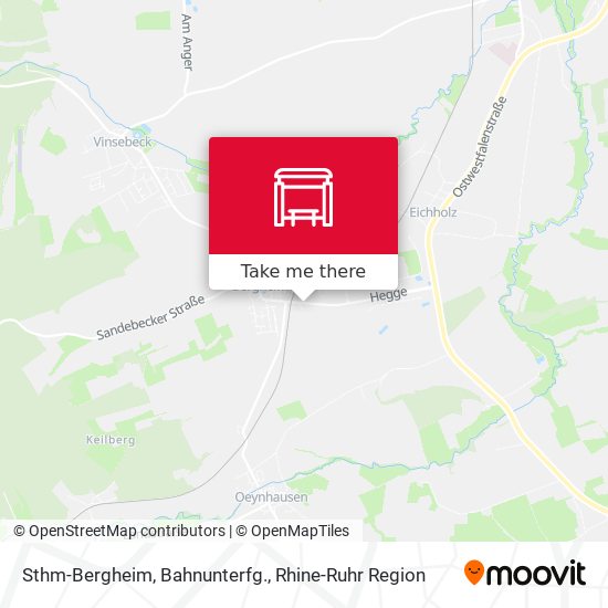 Sthm-Bergheim, Bahnunterfg. map