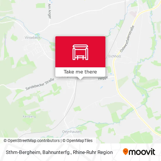 Карта Sthm-Bergheim, Bahnunterfg.