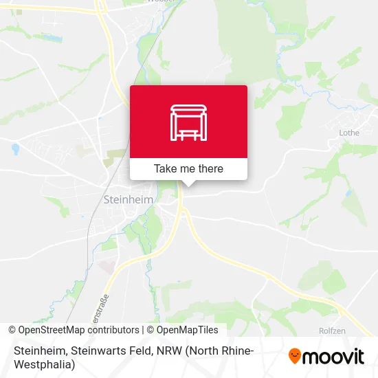 Steinheim, Steinwarts Feld map