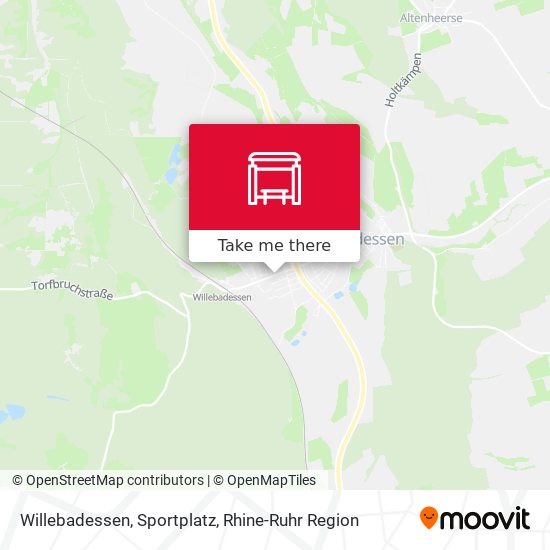 Willebadessen, Sportplatz map