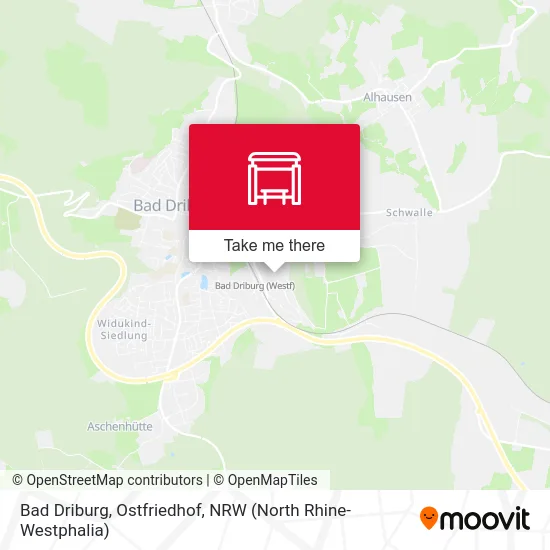 Bad Driburg, Ostfriedhof map