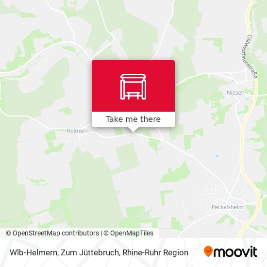 Wlb-Helmern, Zum Jüttebruch map