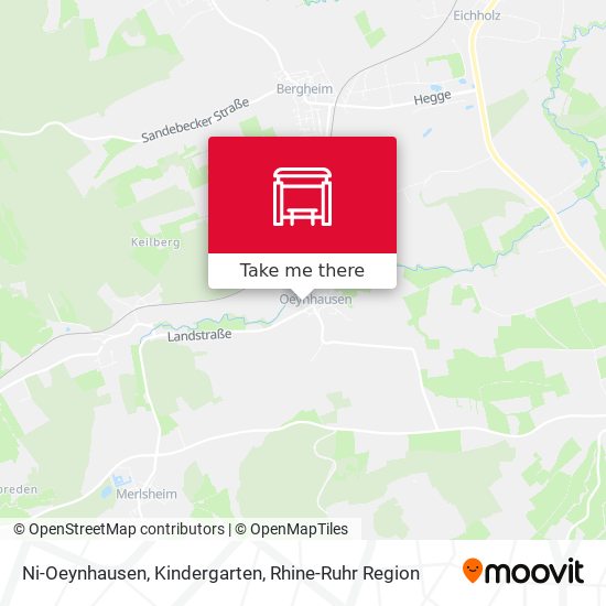 Ni-Oeynhausen, Kindergarten map