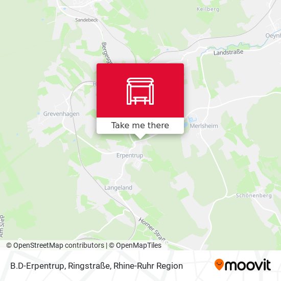 Карта B.D-Erpentrup, Ringstraße