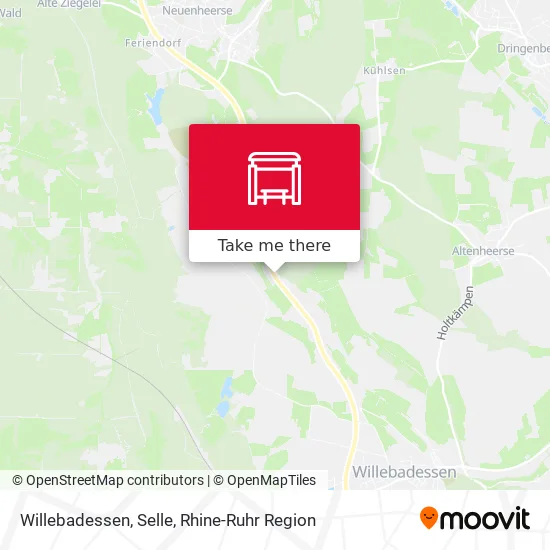 Карта Willebadessen, Selle