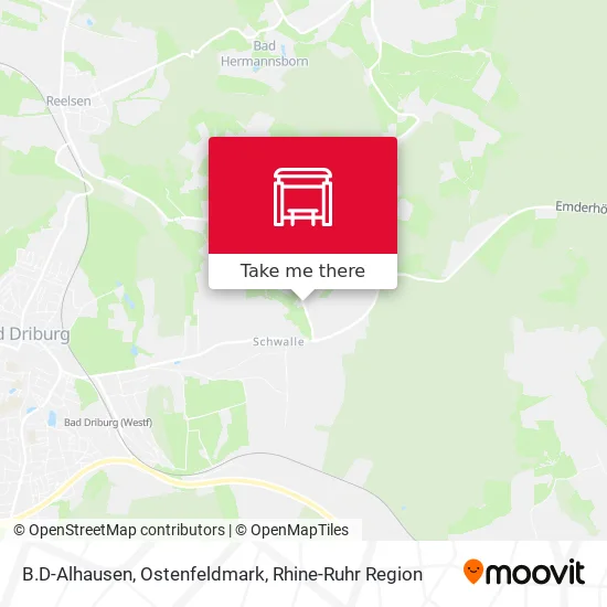 Карта B.D-Alhausen, Ostenfeldmark