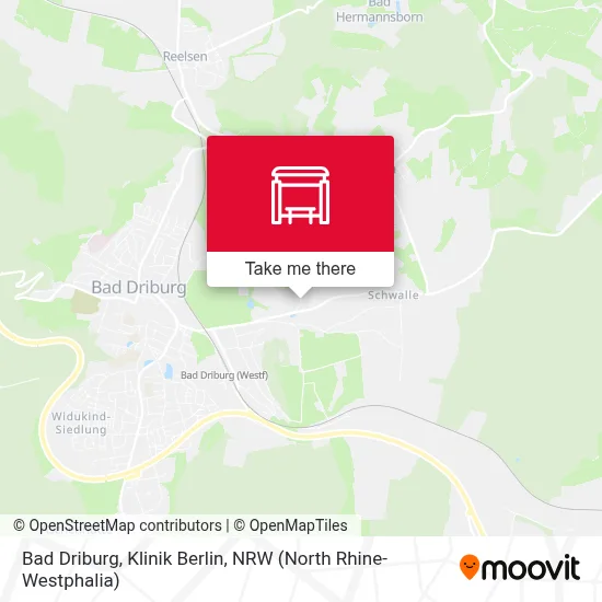 Bad Driburg, Klinik Berlin map