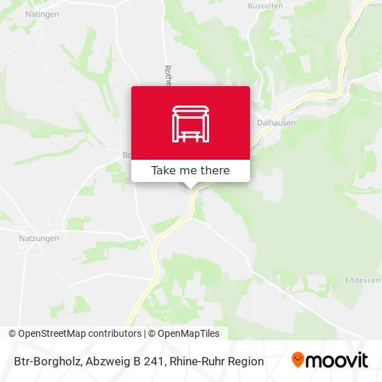 Карта Btr-Borgholz, Abzweig B 241