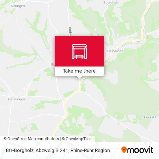 Btr-Borgholz, Abzweig B 241 map