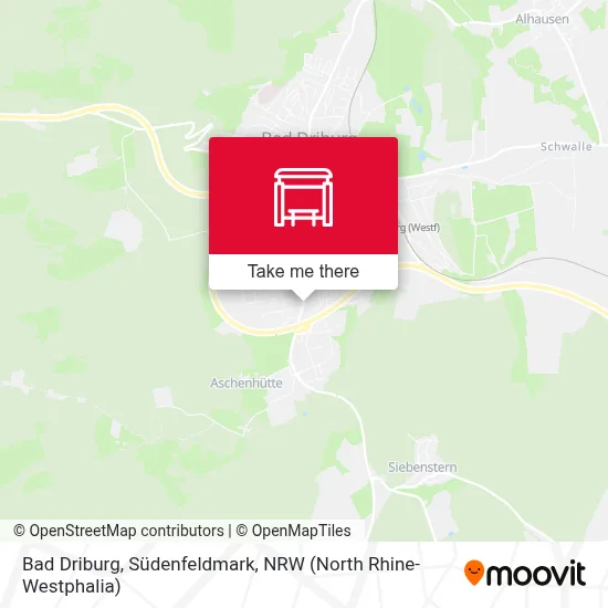 Bad Driburg, Südenfeldmark map