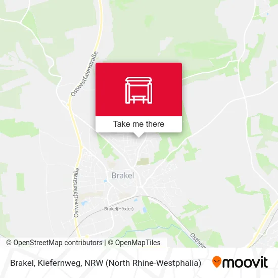 Brakel, Kiefernweg map