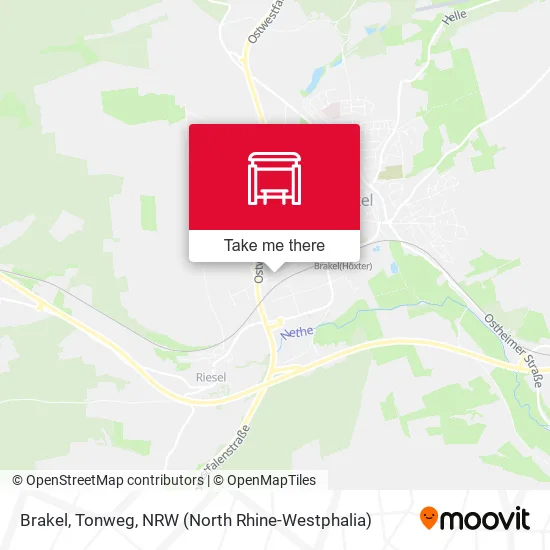 Карта Brakel, Tonweg