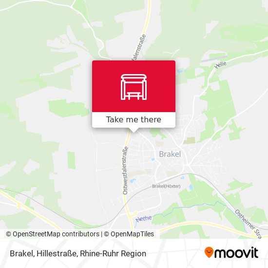 Brakel, Hillestraße map