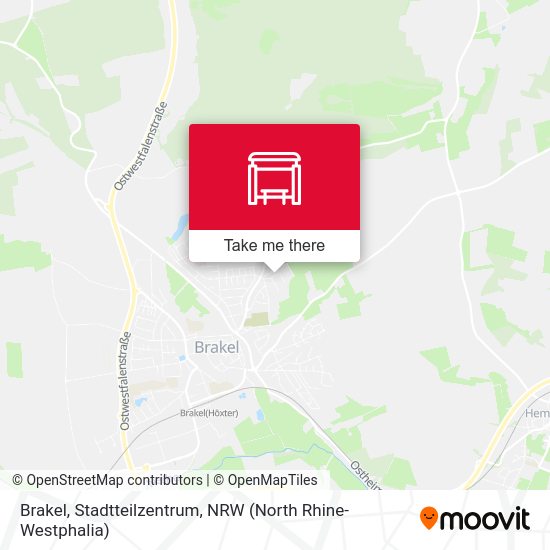 Brakel, Stadtteilzentrum map