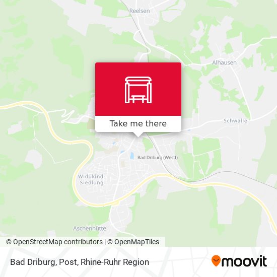 Карта Bad Driburg, Post