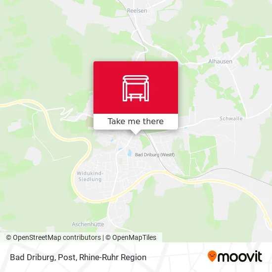 Карта Bad Driburg, Post