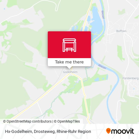 Hx-Godelheim, Drosteweg map