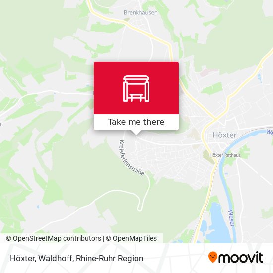 Карта Höxter, Waldhoff