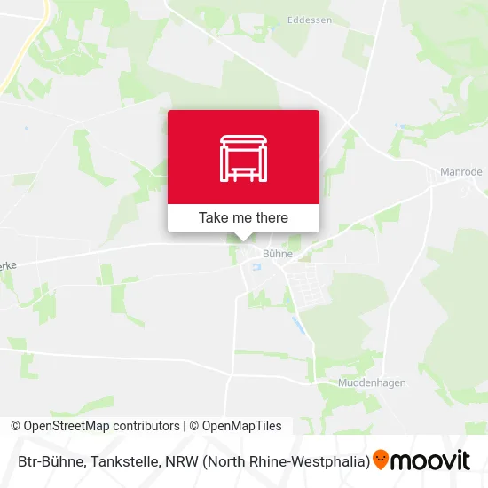 Btr-Bühne, Tankstelle map