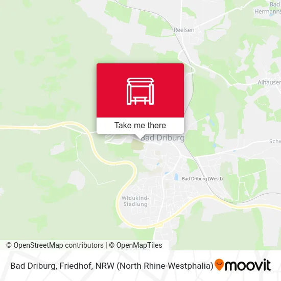 Bad Driburg, Friedhof map