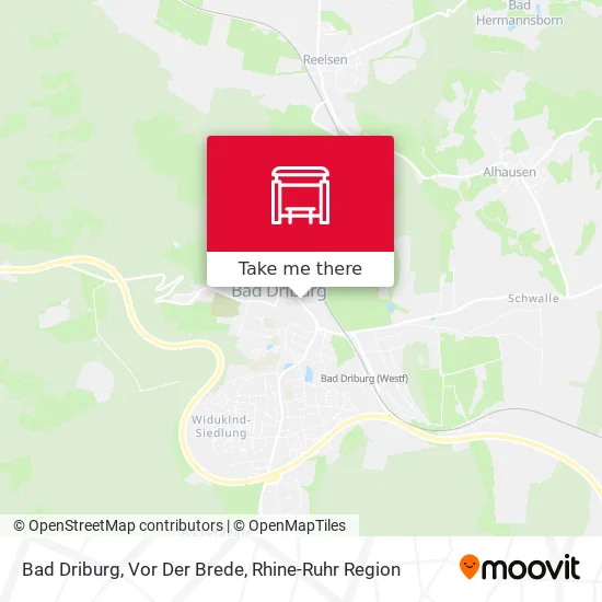 Карта Bad Driburg, Vor Der Brede