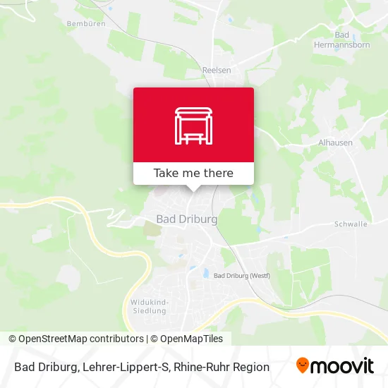 Карта Bad Driburg, Lehrer-Lippert-S