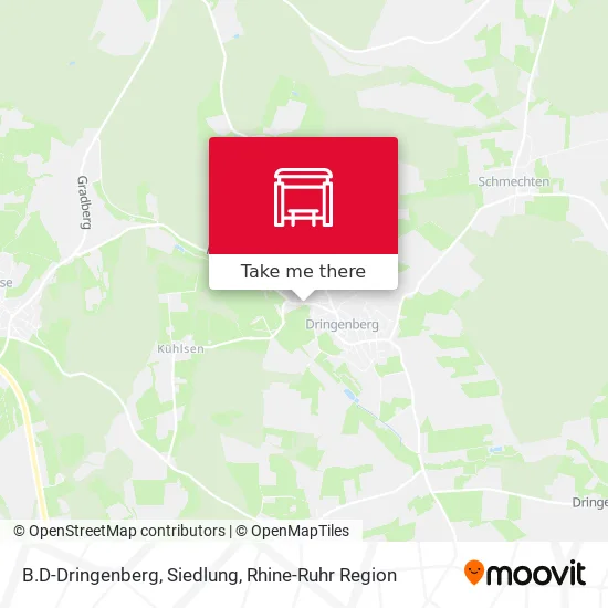 Карта B.D-Dringenberg, Siedlung