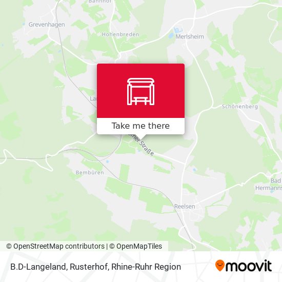 B.D-Langeland, Rusterhof map
