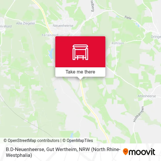 B.D-Neuenheerse, Gut Wertheim map