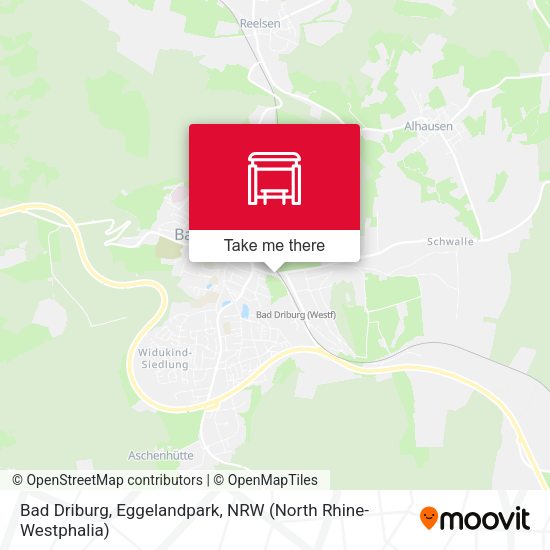Bad Driburg, Eggelandpark map