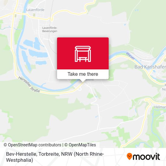 Bev-Herstelle, Torbreite map