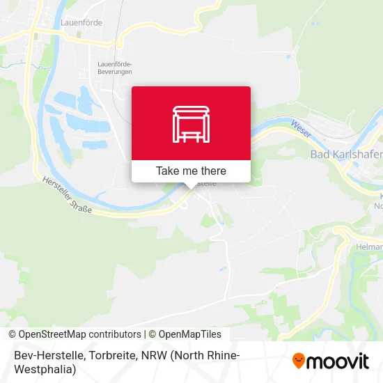 Карта Bev-Herstelle, Torbreite