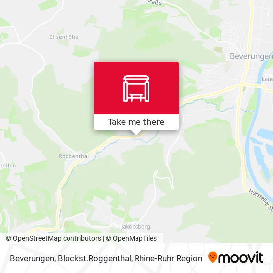 Карта Beverungen, Blockst.Roggenthal