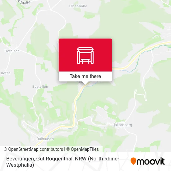 Beverungen, Gut Roggenthal map