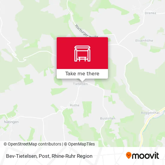 Карта Bev-Tietelsen, Post