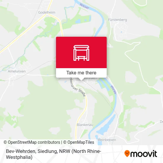 Bev-Wehrden, Siedlung map