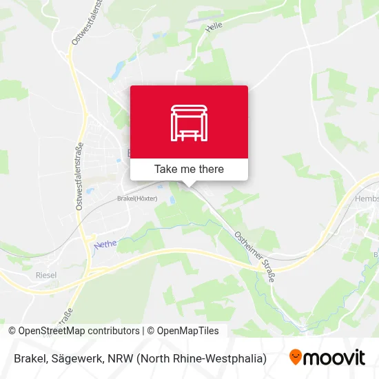 Brakel, Sägewerk map