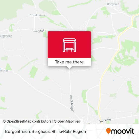 Borgentreich, Berghaus map