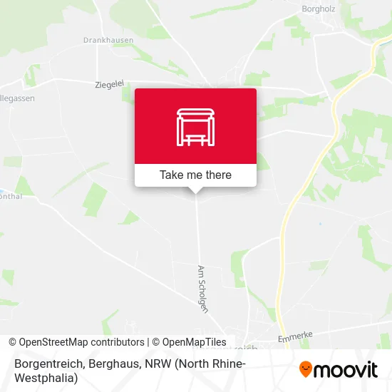 Borgentreich, Berghaus map