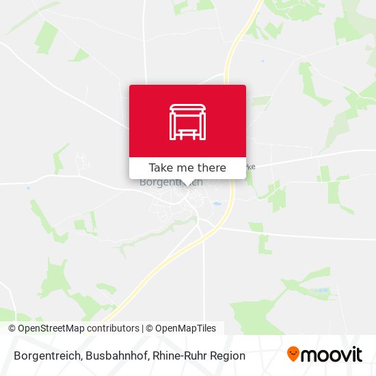 Borgentreich, Busbahnhof map
