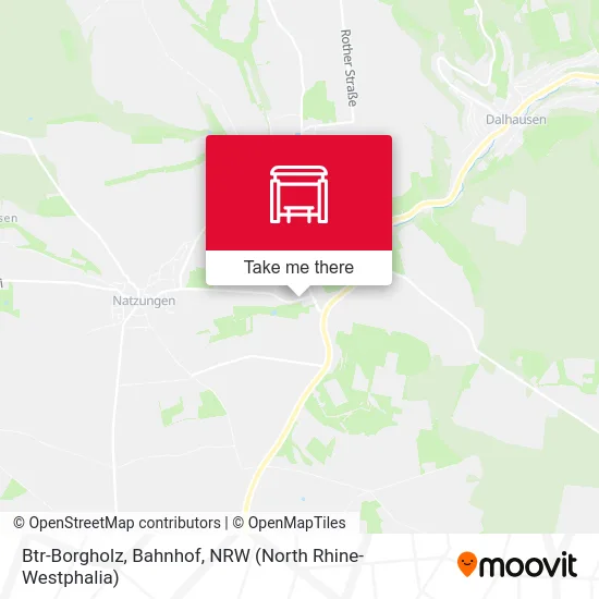 Btr-Borgholz, Bahnhof map