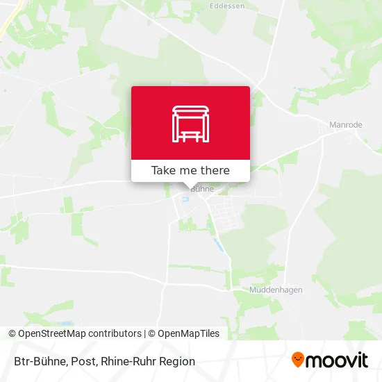 Карта Btr-Bühne, Post