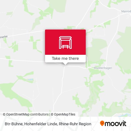 Btr-Bühne, Hohenfelder Linde map