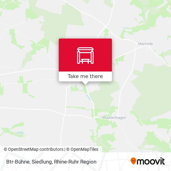Btr-Bühne, Siedlung map