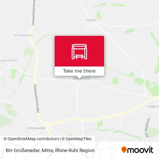 Карта Btr-Großeneder, Mitte