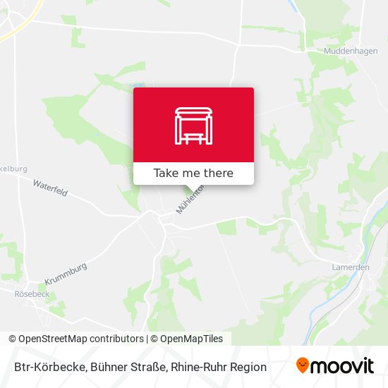 Btr-Körbecke, Bühner Straße map