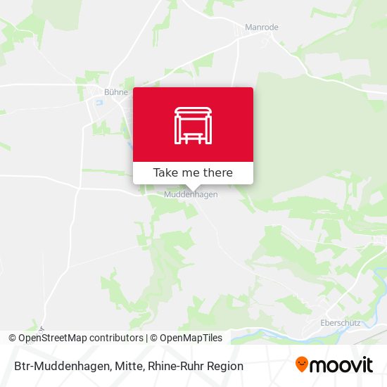 Btr-Muddenhagen, Mitte map