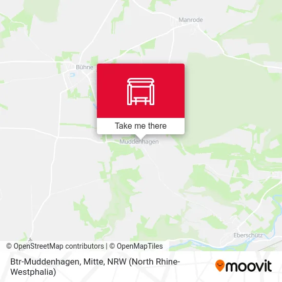 Btr-Muddenhagen, Mitte map